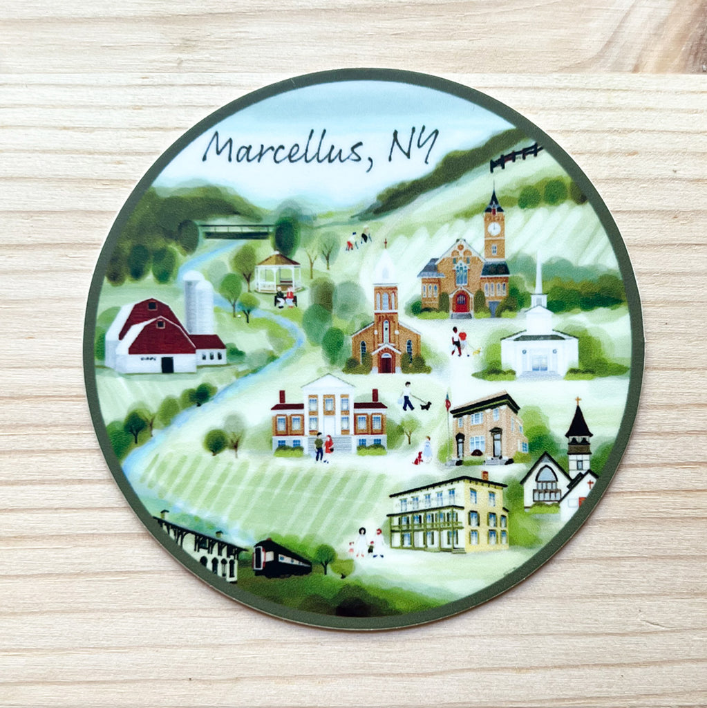 Marcellus NY Village Sticker