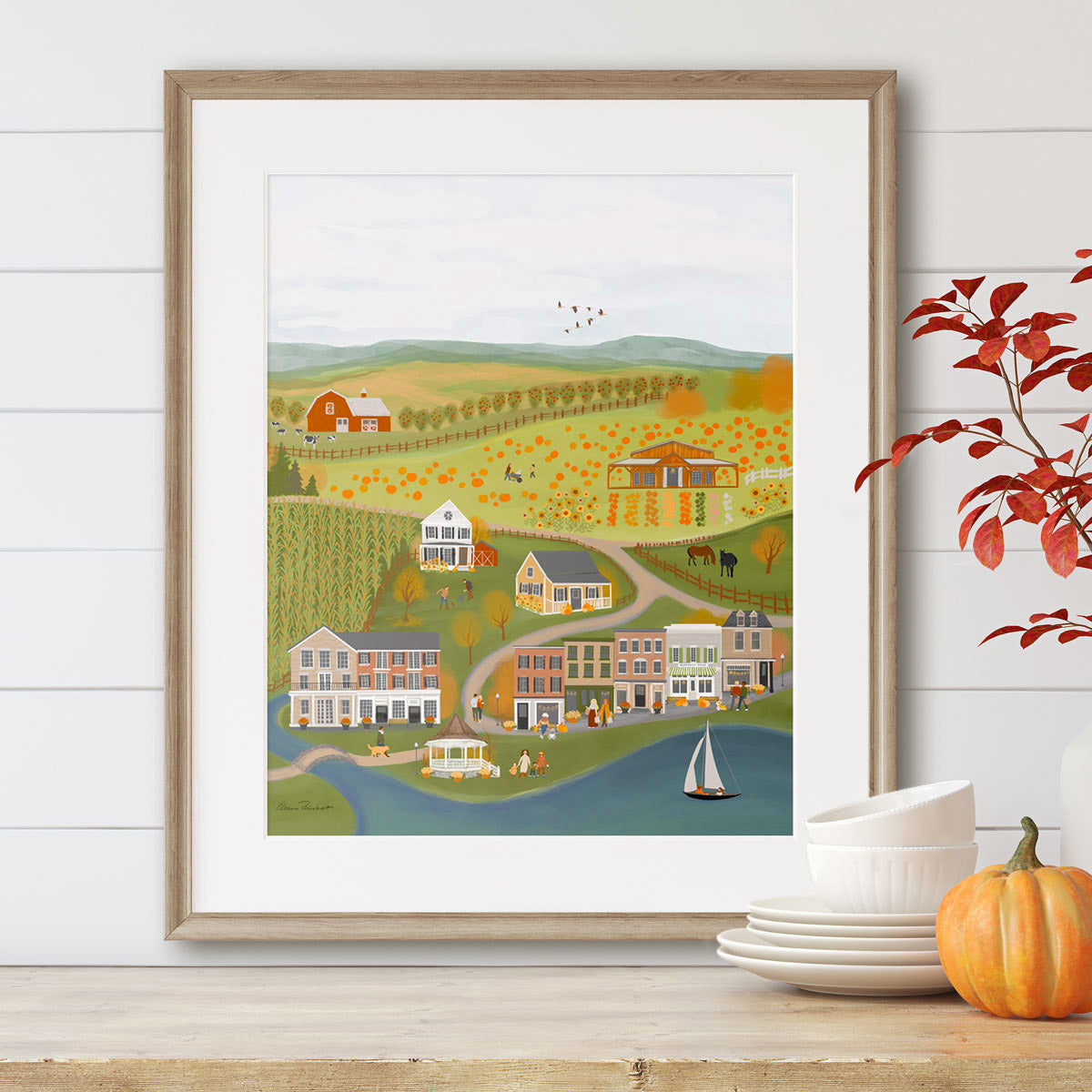 Skaneateles, Autumn Fine Art Print