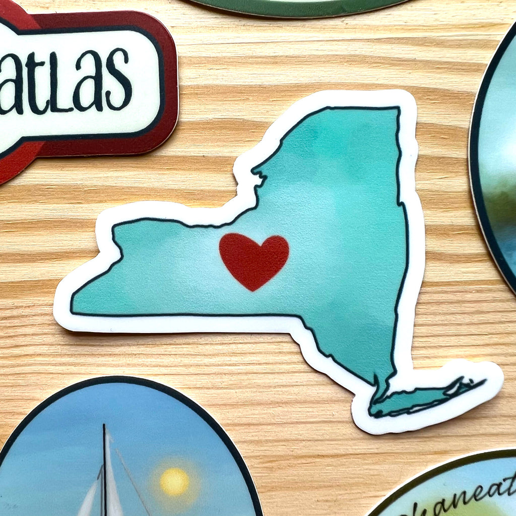 New York State CNY Heart Sticker