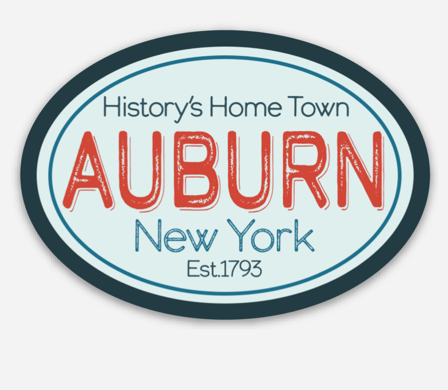 Auburn History's Home Town Sticker