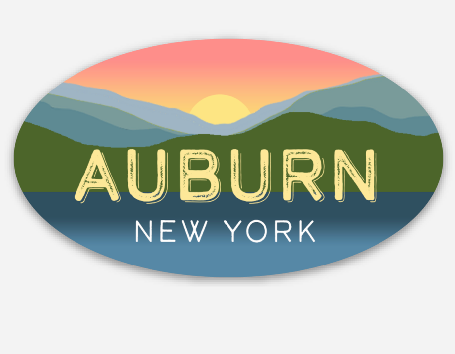 Auburn Sunset Sticker