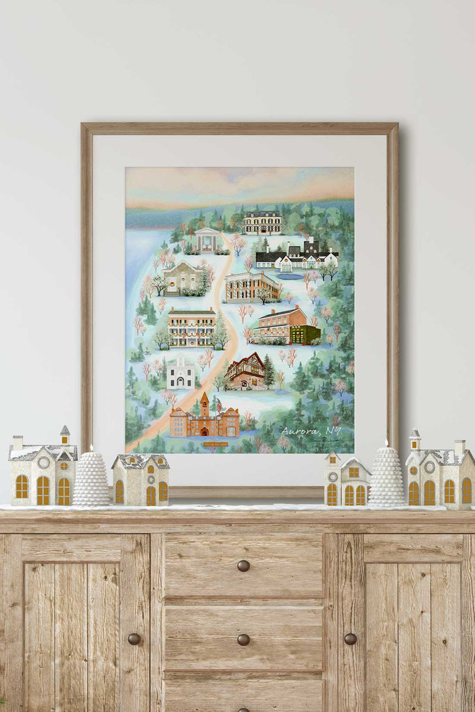 Aurora, NY Christmas Fine Art Print